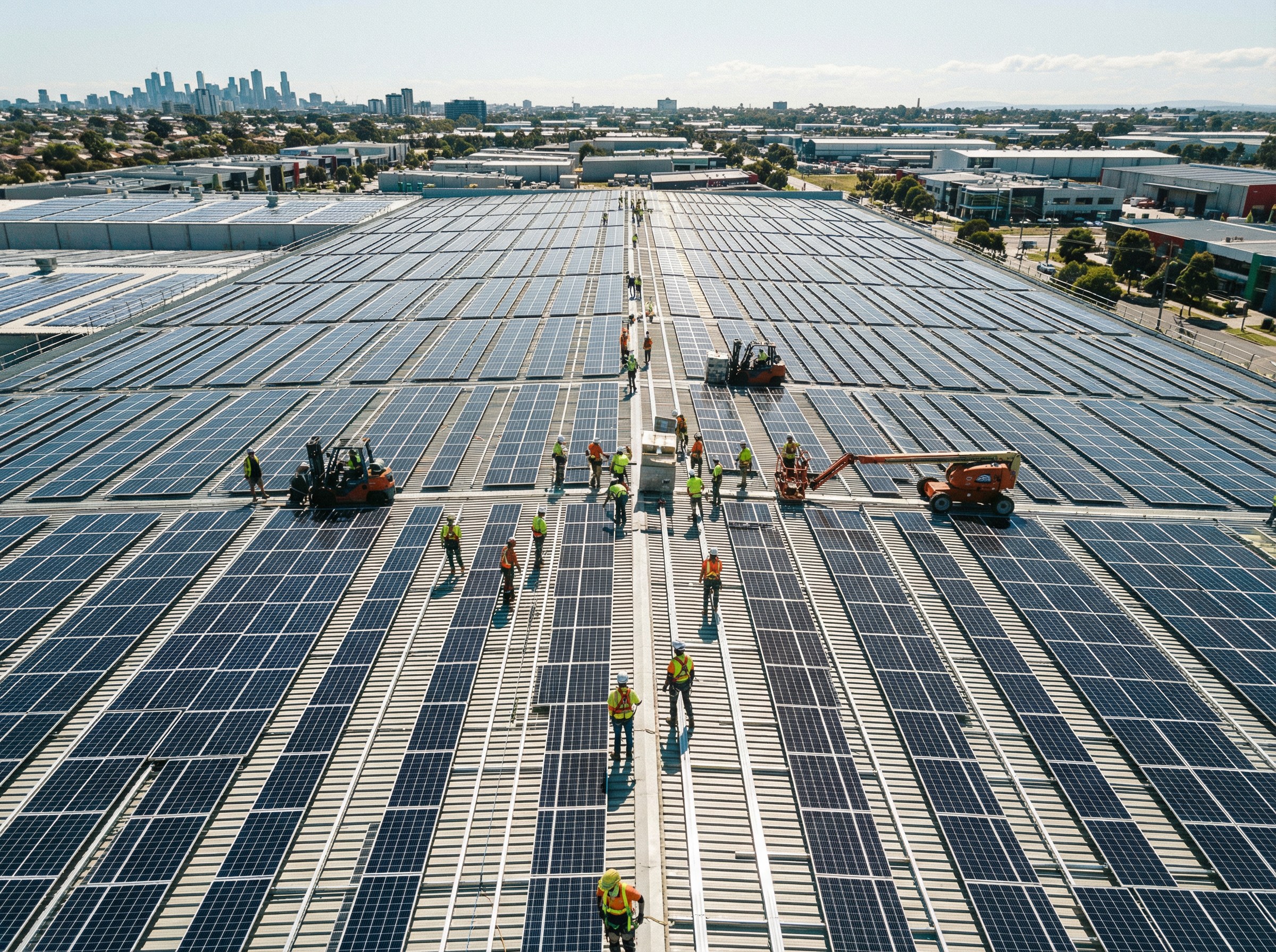 Quality commercial solar installation