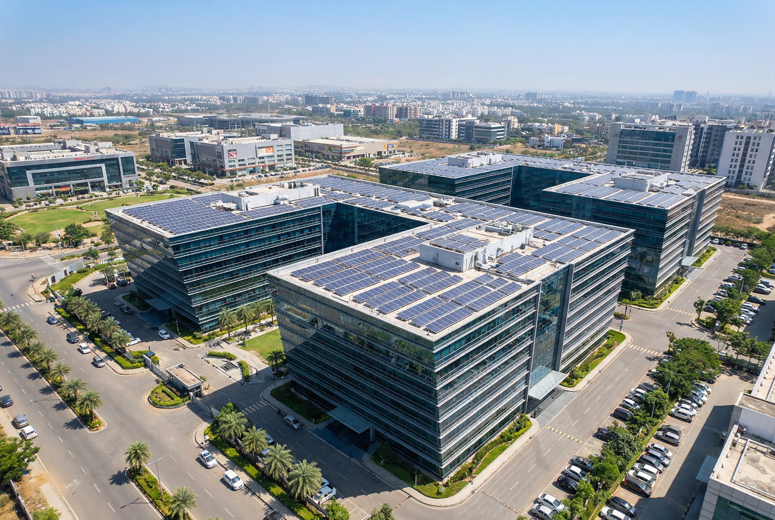 Commercial solar IT park