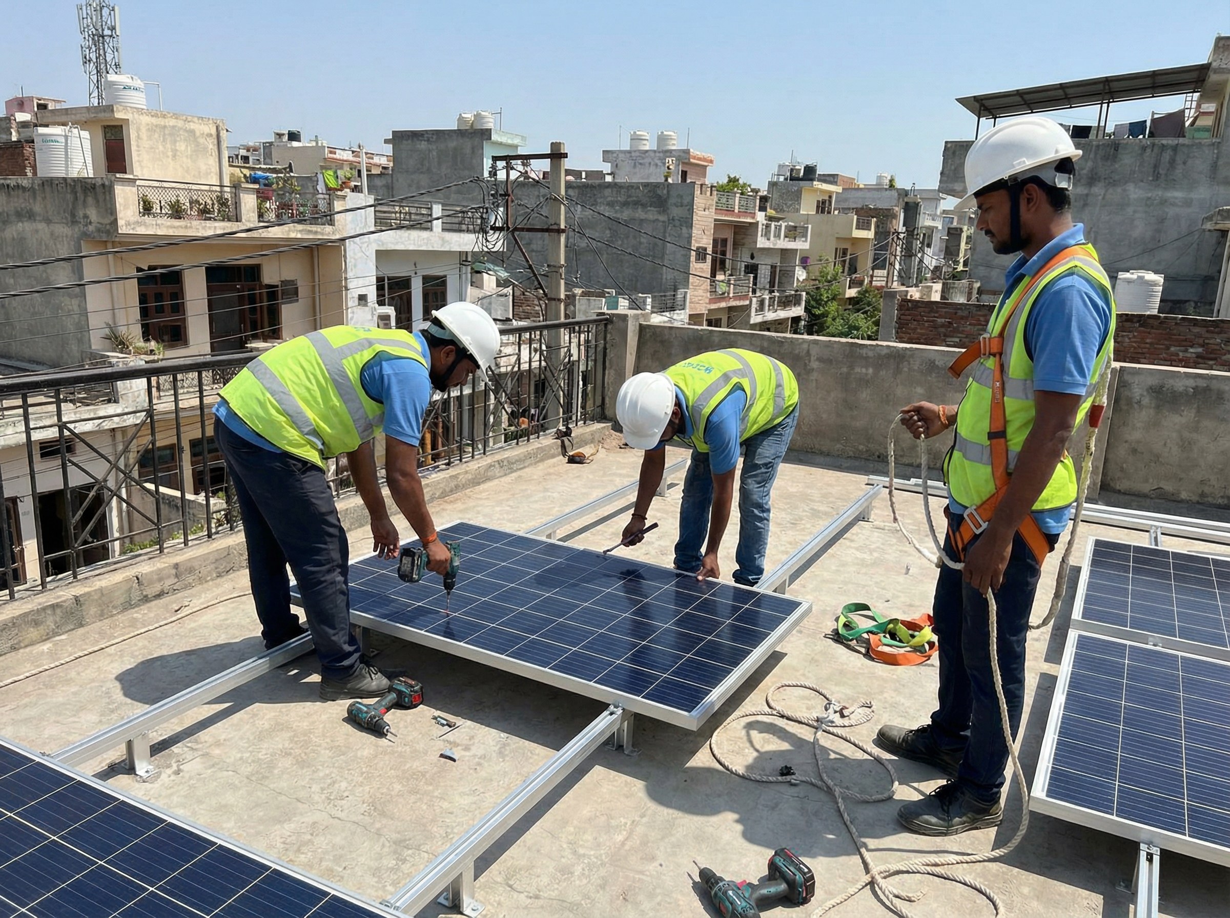 Yangtze Solar expert installation