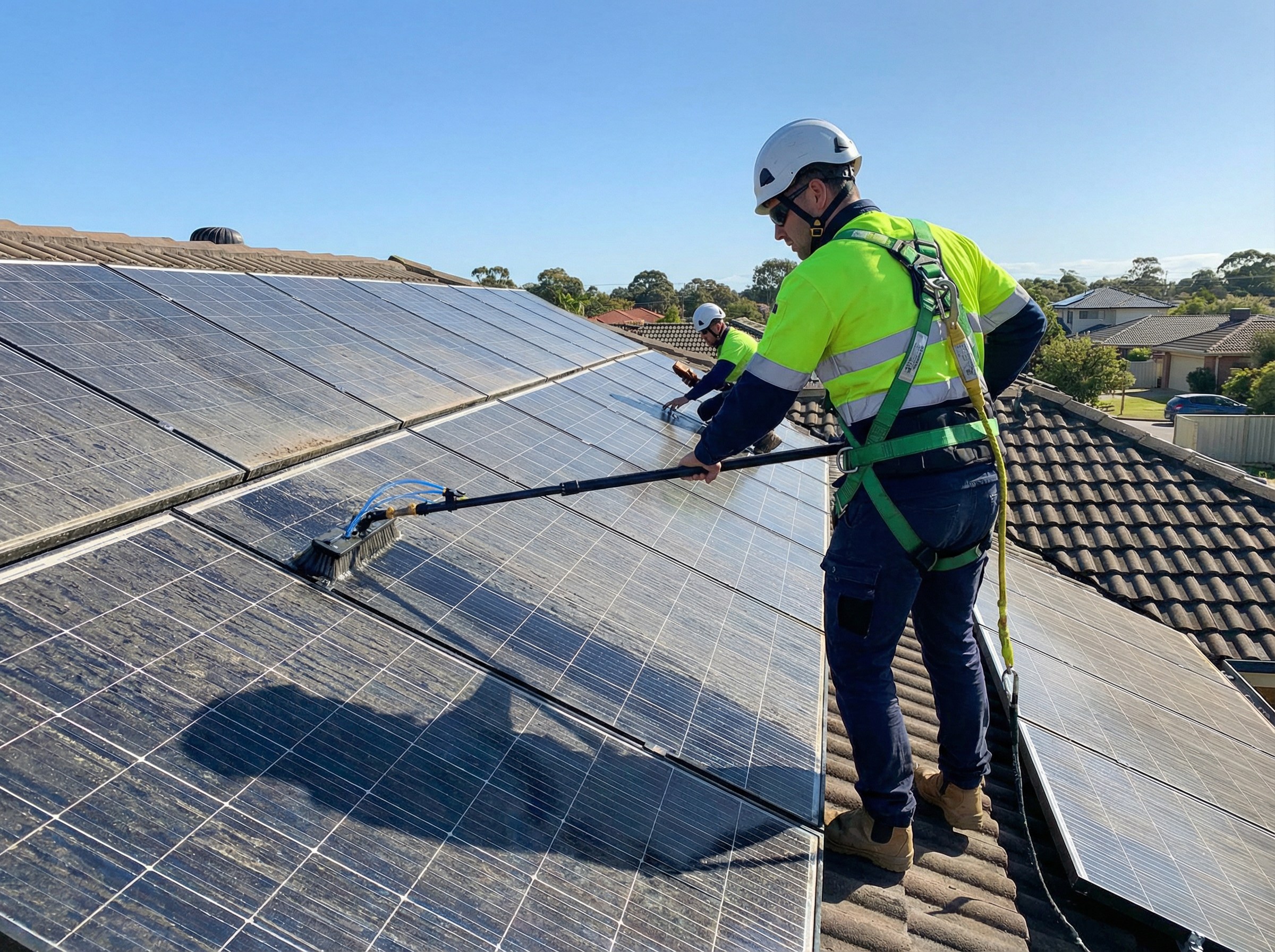 Solar panel maintenance